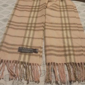 Burberry check plaid Scarf